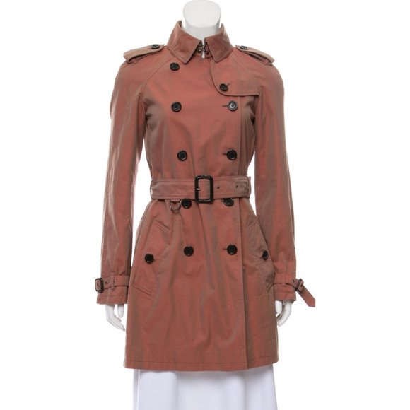 Burberry Jackets & Blazers - Burberry Antique Rose Iridescent Trench Coat